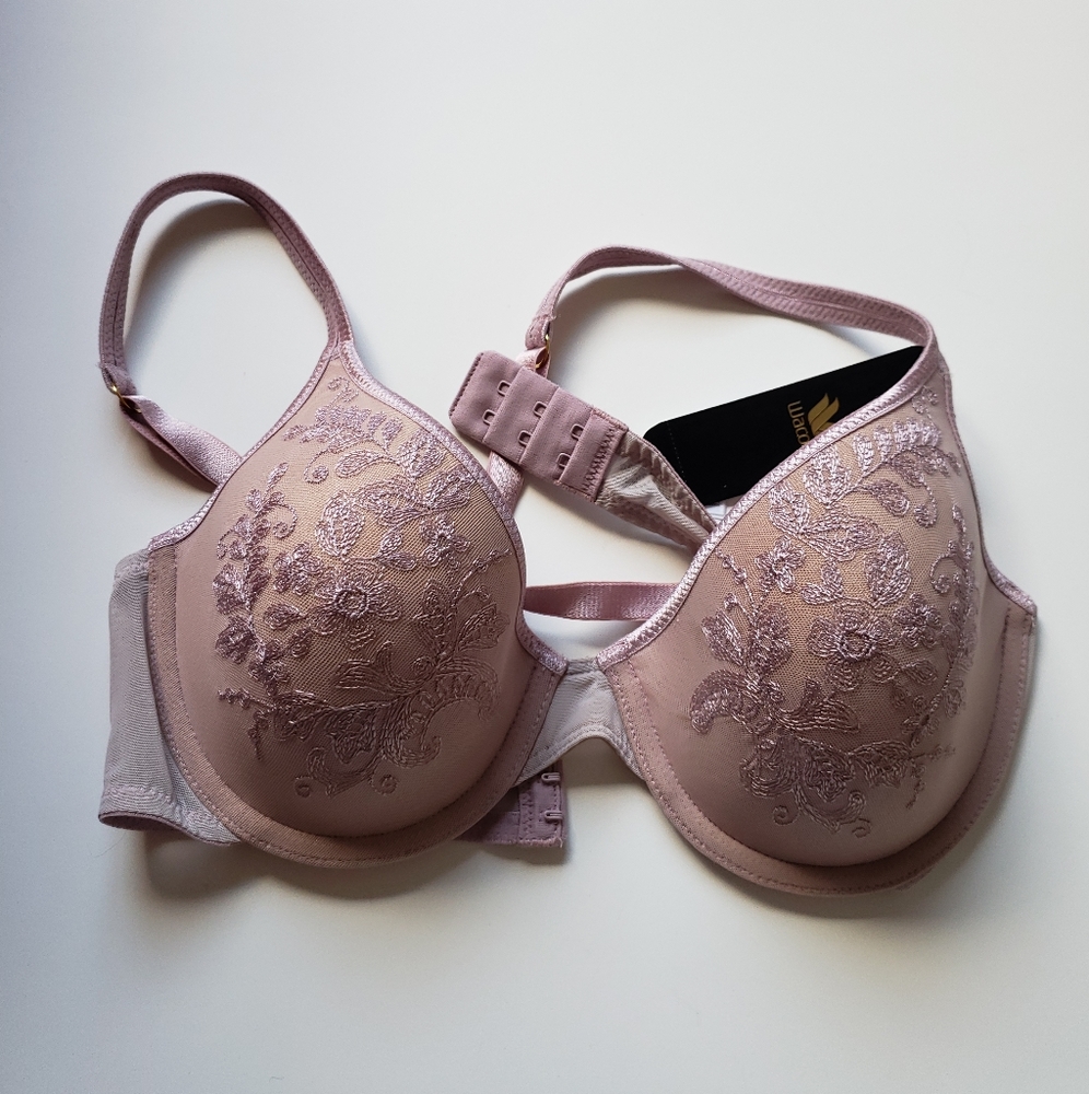 WACOAL Bra Size 34C Lilac/ Nude Lace Sexy New With Tags